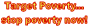Target Poverty...
stop poverty now!