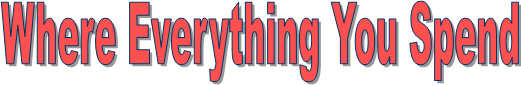 Where Everything You Spend