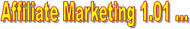 Affiliate Marketing 1.01 ...